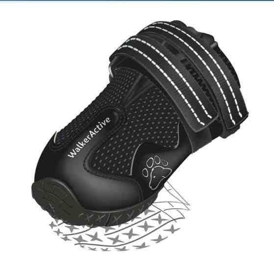 2 Botas protec. Walker Active, XL, negro